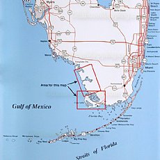 Top Spot Fishing Map N206, Everglades Park Area