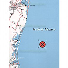 Hook-N-Line Fishing Map F107, Gulf of Mexico Offshore