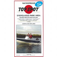 Top Spot Fishing Map N206, Everglades Park Area