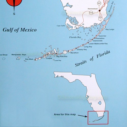 Top Spot Fishing Map N210, South Florida Offshore