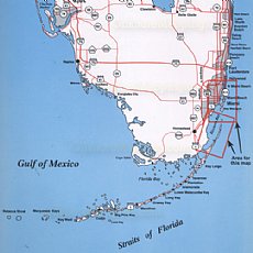 Top Spot Fishing Map N211, Miami Area