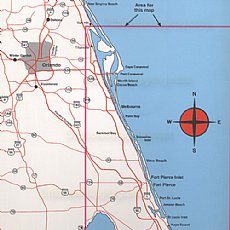Top Spot Fishing Map N220, East Florida Offshore