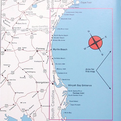 Top Spot N221 Map- Daytona Jacksonvil Ponce Inlet Mayport for sale