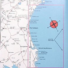 Top Spot Map N238, Carolina Offshore