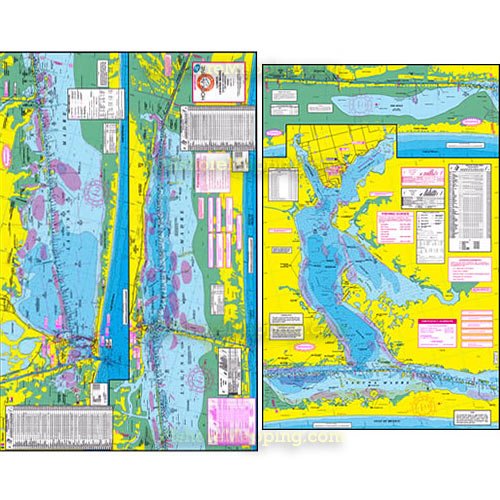 Hook-N-Line Map F116 Upper Laguna Madre  