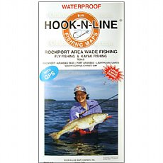 Hook-N-Line Fishing Map F130, Rockport Wade Fishing, Kayak Fishing Map