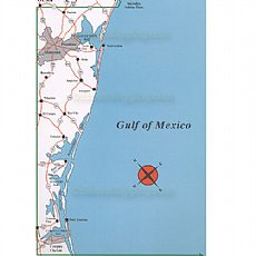 Hook-N-Line Map F131, Gulf of Mexico east of Galveston, Port Aransas