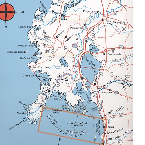 Hook-N-Line Map - Chandeleur Islands - F132