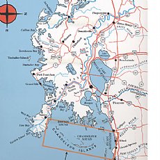 Hook-N-Line Fishing Map F132, Chandeleur Islands Area