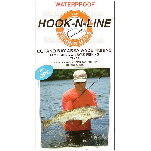 Hook-N-Line Fishing Map F133, Copano Bay Area