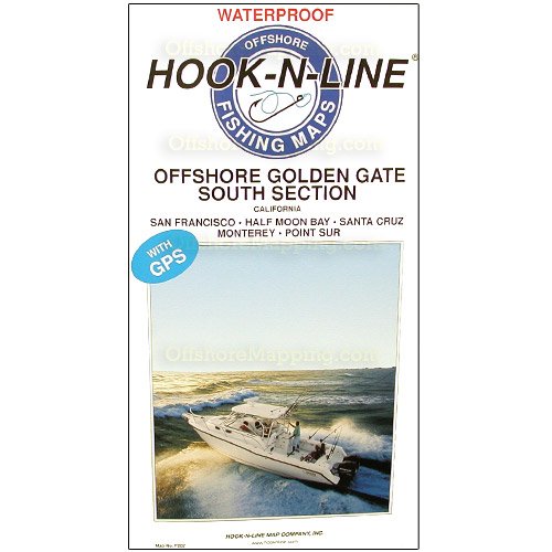 Hook-N-Line Fishing Map F202, Offshore Golden Gate-South