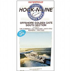 Hook-N-Line Fishing Map F202, Offshore Golden Gate-South