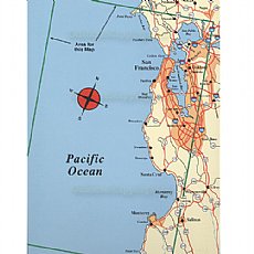 Hook-N-Line Fishing Map F202, Offshore Golden Gate-South