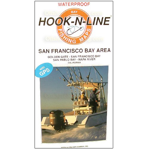 Hook-N-Line Fishing Map F203, San Francisco Bay Area