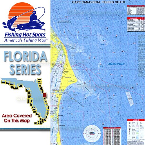 Cape Canaveral Offshore Fishing Map