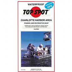 Top Spot Fishing Map N203, Charlotte Harbor Area