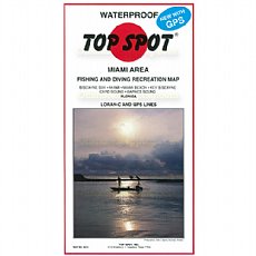 Top Spot Fishing Map N211, Miami Area