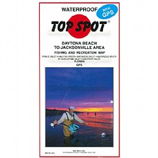 Top Spot Fishing Map N221, Daytona Beach to Jacksonville