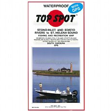 Top Spot Fishing Map N234, Stono River to St. Helena Sound