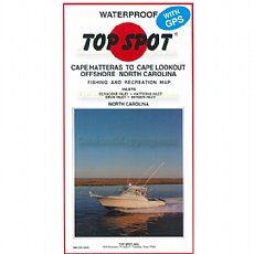 Top Spot Map N242, North Carolina Offshore, Cape Hatteras to Cape Lookout