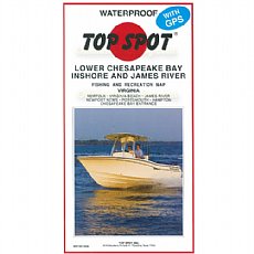 Top Spot Map N246, Virginia, Chesapeake Bay, James River Inshore