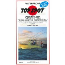 Top Spot Fishing Map N207, Florida Bay - Upper Keys Area