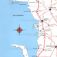 Top Spot Fishing Map N201, Homosassa Area, Inshore