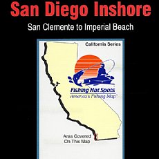 CA0101, Fishing Hot Spots, San Diego Inshore - San Clemente to Imperial Beach 