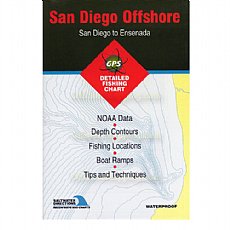 CA0103, Fishing Hot Spots, San Diego Offshore - San Diego to Ensenada 