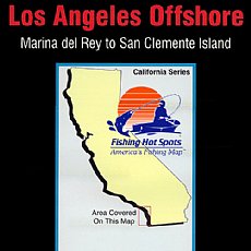 CA0105, Fishing Hot Spots, LA Offshore-Marina del Ray to San Clemente Island 