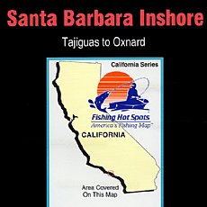 CA0109, Fishing Hot Spots, Santa Barbara Channel Inshore – Tajiguas to Oxnard 