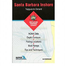 CA0109, Fishing Hot Spots, Santa Barbara Channel Inshore – Tajiguas to Oxnard 