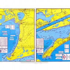 Hook-N-Line Fishing Map F104, East Galveston Bay