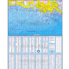 Hook-N-Line Fishing Map F117, Sabine Pass to the Mississippi Delta