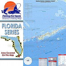 FL0103, Fishing Hot Spots, Marathon - Seven Mile Bridge to Conch Key 