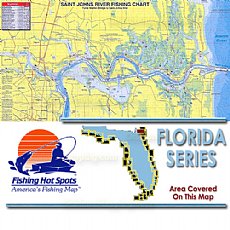FL0124, Fishing Hot Spots, St. Johns River - Fuller Warren Bridge to St Johns Inlet 