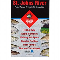 FL0124, Fishing Hot Spots, St. Johns River - Fuller Warren Bridge to St Johns Inlet 