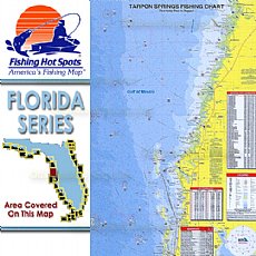 FL0130, Fishing Hot Spots, Tarpon Springs - Clearwater Pass to Bayport 