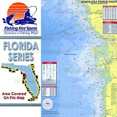 FL0131, Fishing Hot Spots, Homosassa - Bayport to Withlacoochee Bay 