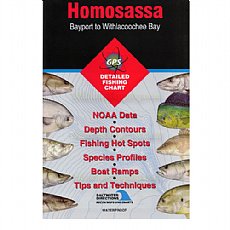 FL0131, Fishing Hot Spots, Homosassa - Bayport to Withlacoochee Bay 