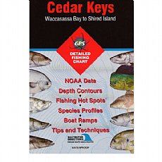 FL0132, Fishing Hot Spots, Cedar Keys - Waccasassa Bay to Shired Island 