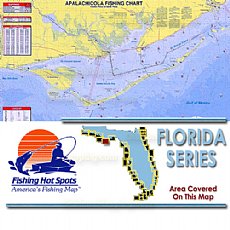 FL0134, Fishing Hot Spots, Apalachicola - Indian Pass to East Pass 
