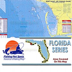 FL0135, Fishing Hot Spots, Port Saint Joe - St Andrew Pass to Indian Pass 