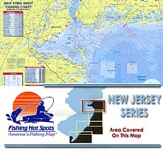 NJ0104, Fishing Hot Spots, New York Bight Raritan Bay to Atlantic Ocean 
