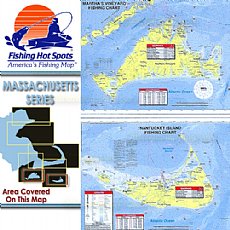 MA0106, Fishing Hot Spots, Martha’s Vineyard & Nantucket Island 