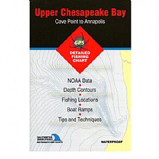MD0102, Fishing Hot Spots, Upper Chesapeake Bay - Cove Point to Annapolis 