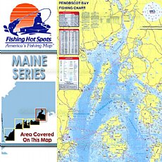 ME0104, Fishing Hot Spots, Penobscot Bay - Spruce Head to Stonington 