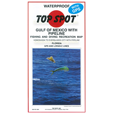 Top Spot Fishing Map N205, Homossassa to Everglades City - With Pipeline