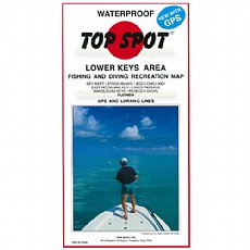 Top Spot Fishing Map N209, Lower Keys Area