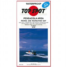 Top Spot Fishing Map N223, Pensacola Area